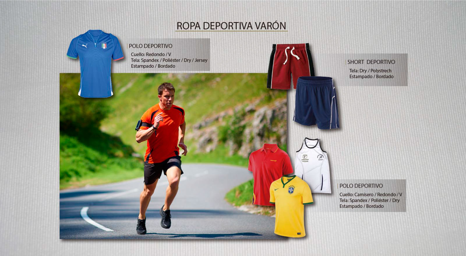 Ropa deportiva varón
