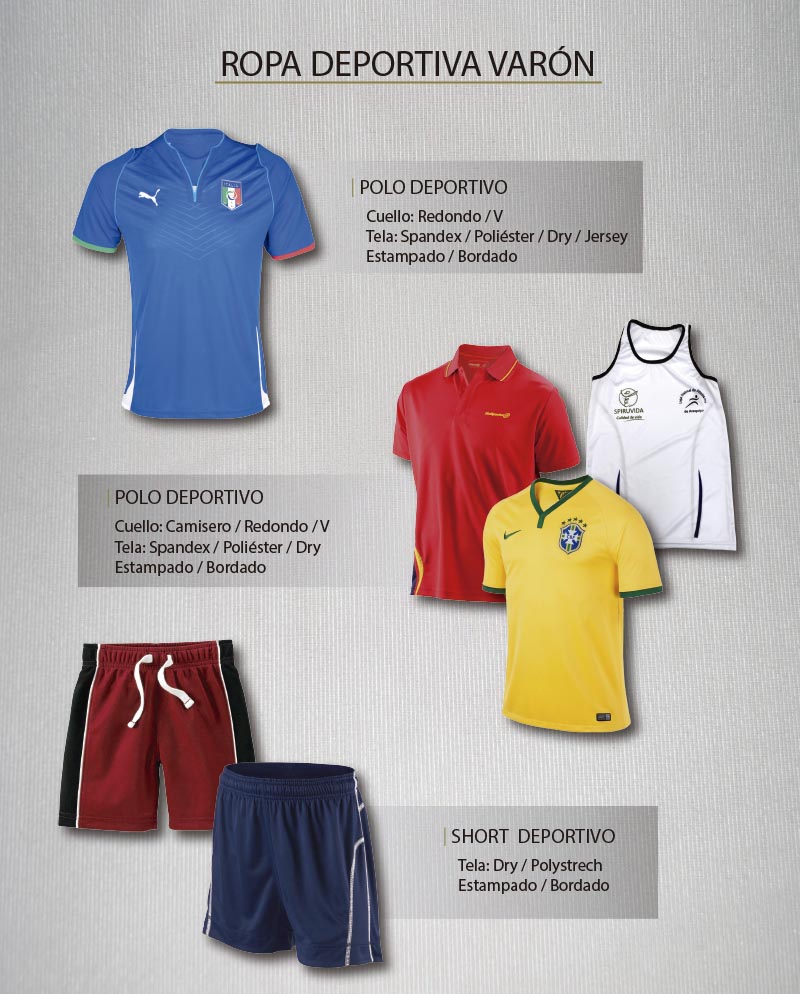 Ropa deportiva varón