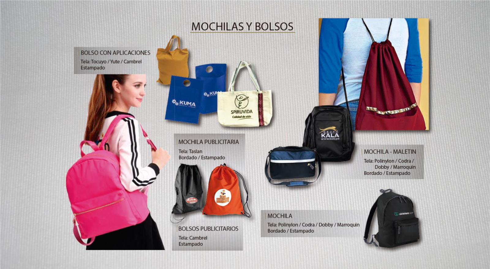 Mochilas y Bolsos