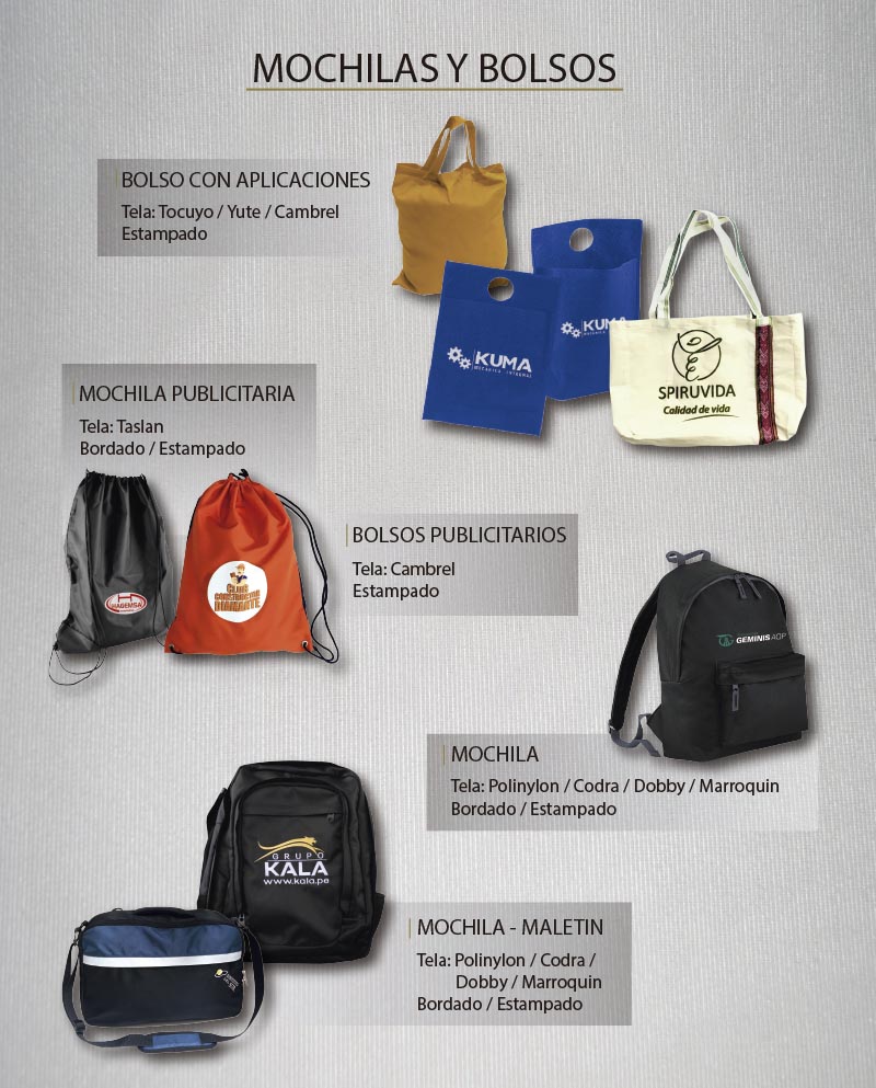 Mochilas y Bolsos